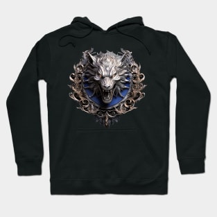 Wolf Emblem Hoodie